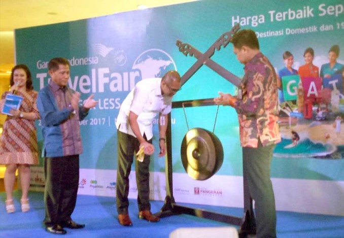 Garuda Indonesia Targetkan Transaksi Rp6 Miliar di Ivent GATF 2017