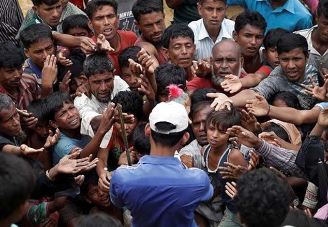 Warga Budhha Myanmar halangi bantuan kemanusiaan buat Rohingya