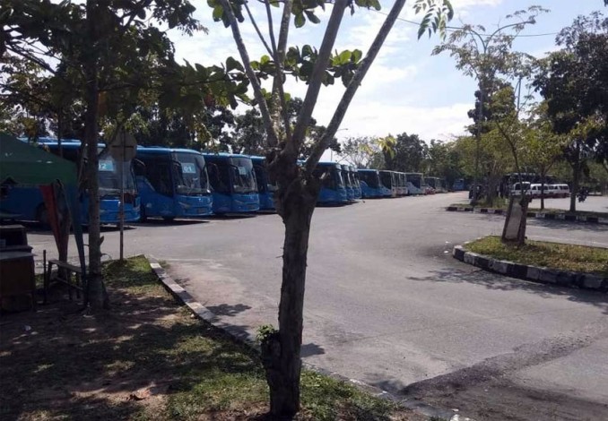 Bus TMP Sedang Diservis, Dishub Percepat Jarak Hateway