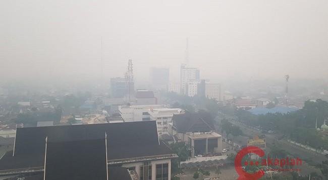 Kabut Asap Riau Diperparah Kiriman dari Karhutla Jambi