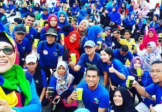 Olahraga, Kunci Hidup Sehat Ala Wakapolresta Pekanbaru AKBP Edy Sumardi
