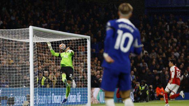 Pertandingan Penuh Drama, Chelsea Vs Arsenal Berakhir Imbang 2-2
