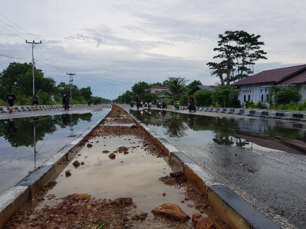 Jalan Pramuka Sering Tergenang Air, Rekanan Diminta Lakukan Perbaikan