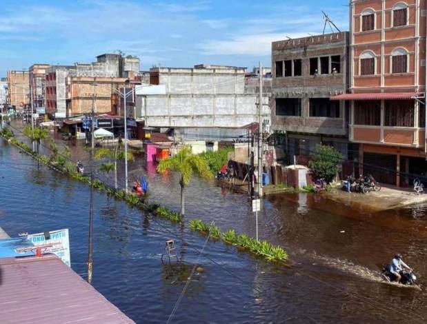 5 Daerah di Riau Sudah Tetapkan Status Siaga Darurat Banjir