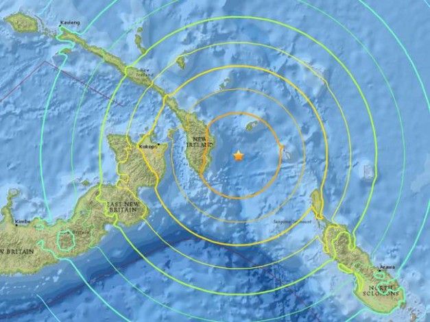 Gempa Bumi 7,8 SR Guncang Papua Nugini, Berpotensi Tsunami