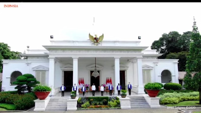Jokowi Perkenalkan 6 Menteri Barunya