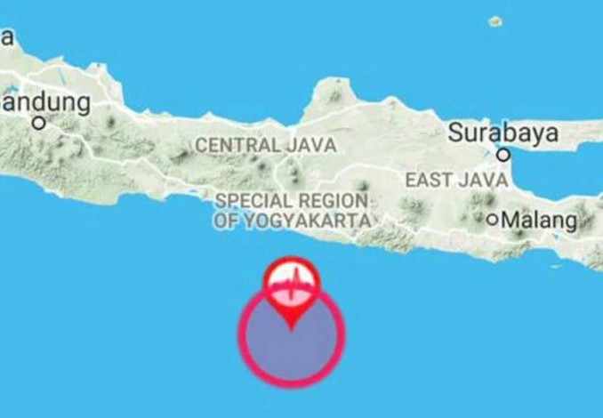 Gempa 4,5 SR Guncang Yogyakarta