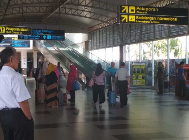 Aktivitas Bandara SSK II Pekanbaru Tak Seramai Biasanya