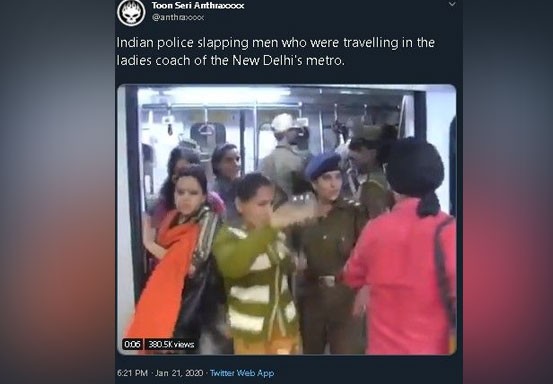 Viral Video Petugas Tampar Penumpang Pria yang Nekat Masuk Gerbong Wanita