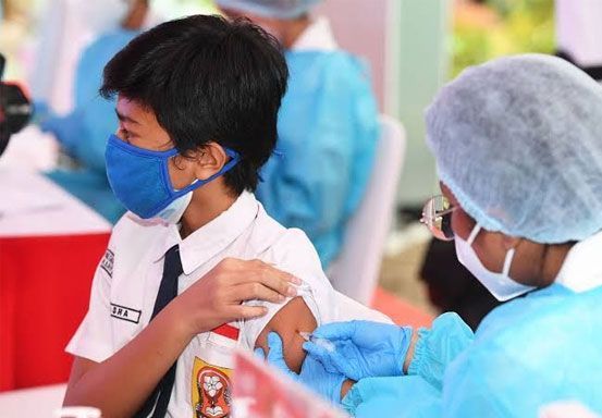 Sehari, 1.244 Anak di Pekanbaru Disuntik Vaksin