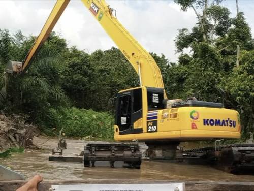 Butuh Waktu Lima Bulan, PUPR Riau Normalisasi Sungai Reteh Sepanjang 10 Km