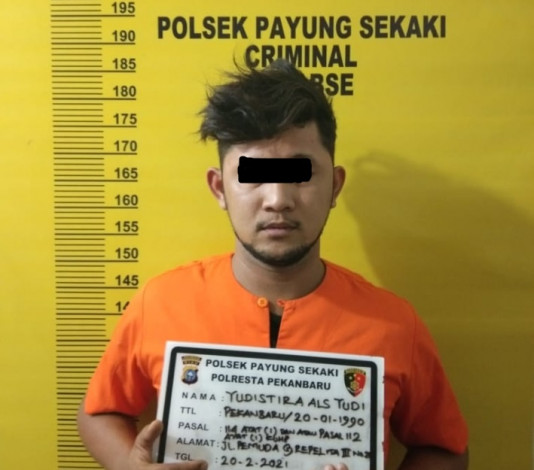 Polisi Tangkap Pria Pemilik Sabu di Parkiran Hotel MBC Pekanbaru