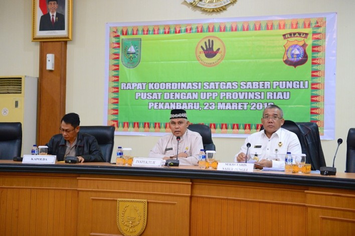Saber Pungli Minta Inspektorat Riau Awasi OPD Pelayanan Publik