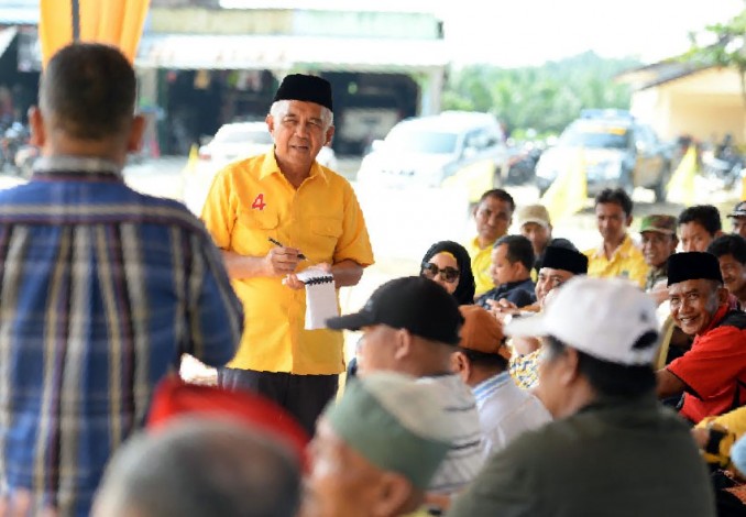 Ingat Golkar dan Soeharto, Warga Transmigran di Riau Pilih Cagubri Nomor Empat