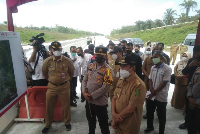 29 Km Jalan Tol Pekanbaru-Bangkinang Sudah Bisa Dilewati