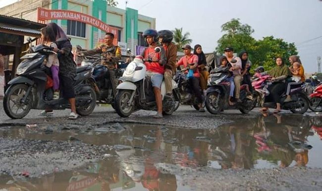 Perbaikan Jalan Tuah Karya Desa Tarai Bangun Ditargekan Selesai Sebelum Lebaran