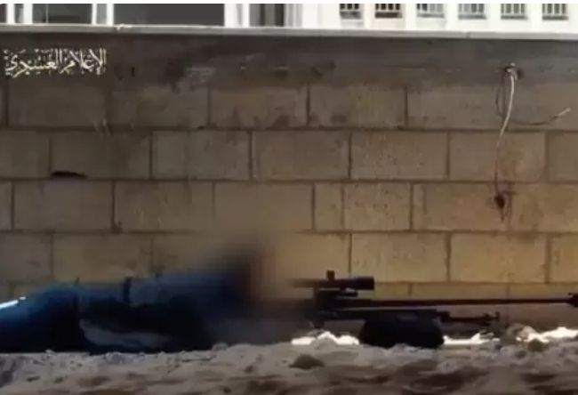 Sniper Brigade Al Qassam Hamas di Gaza Habisi Sniper Israel