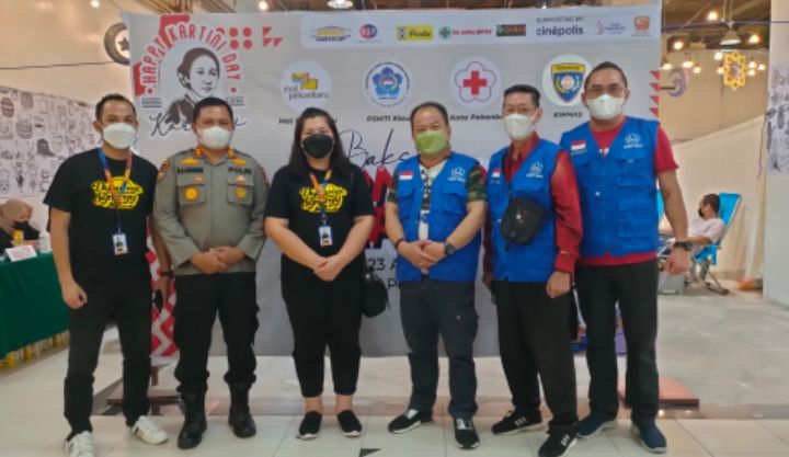 Binmas Polda dan PSMTI Riau Gelar Donor Darah di Mal Pekanbaru, Ada Voucher Belanja Disiapkan