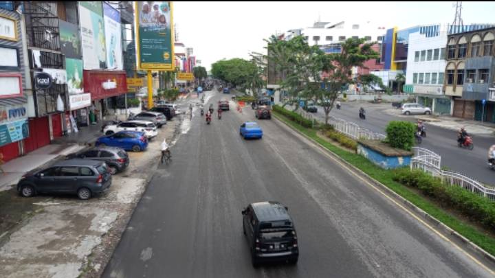 H+1 Lebaran, Jalanan di Pekanbaru Terpantau Masih Sepi