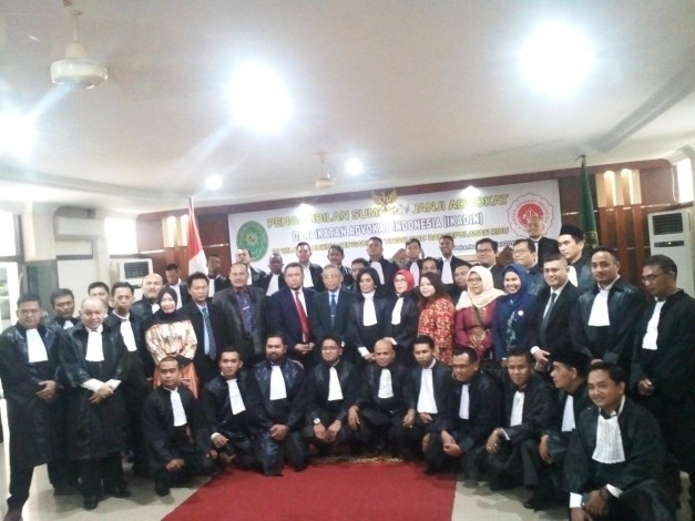 Ikadin Lantik 40 Advokat se-Riau dan Kepulauan Riau