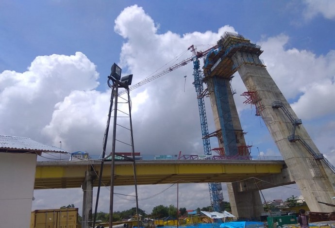 Pemprov Riau Optimis Pembangunan Jembatan Siak IV Tuntas Akhir Tahun