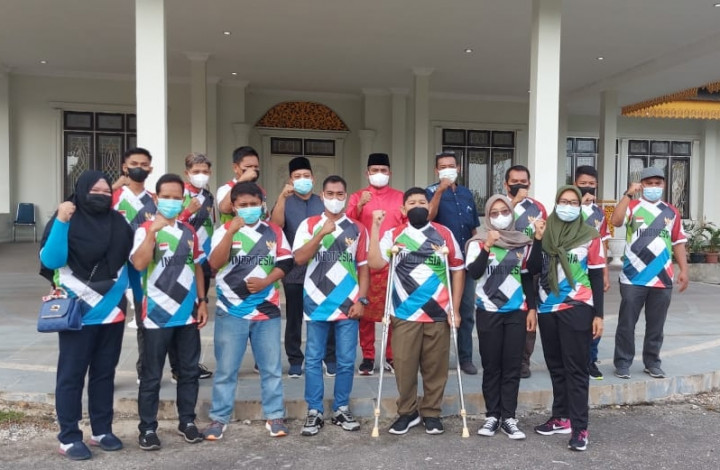 11 Atlet NPC Pelalawan Ikuti Kejurprov Riau di Pekanbaru