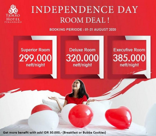 Masih Tersedia, Jangan Lewatkan Promo Kemerdekaan dari Tjokro Hotel Pekanbaru