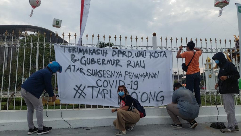 Mahasiswa Riau Turun ke Jalan Tolak PPKM, Rawa: Kampanye di Medsos Lebih Kuat Pengaruhnya