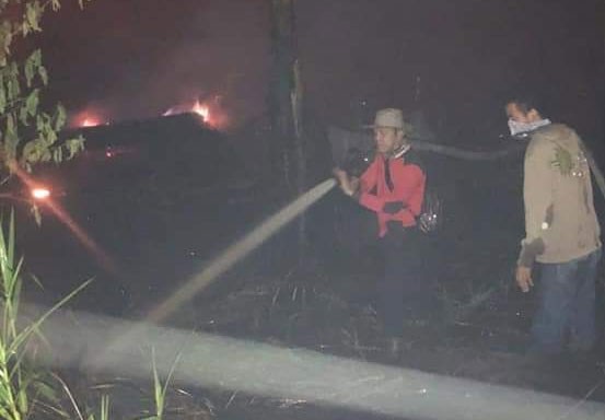 4 Hektare Lahan Gambut di Rohul Terbakar