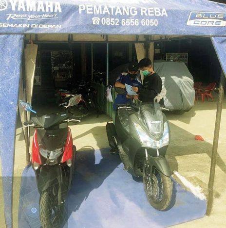 Permintaan Meningkat, Alfa Scorpii Gelar Pameran Yamaha Gear 125 di Tembilahan