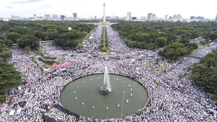 Aksi Reuni 212 di Jakarta, Masa Dari Riau Diperkirakan Lebih Banyak dari Tahun Lalu