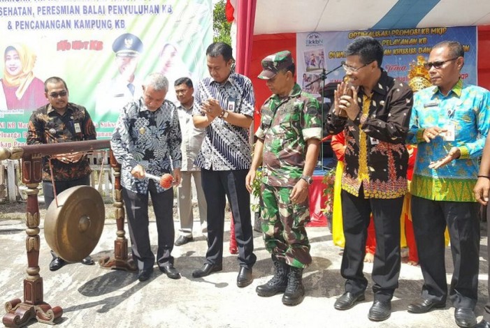 BKKBN dan Pemkab Meranti Canangkan TNI KB Kes dan Kampung KB