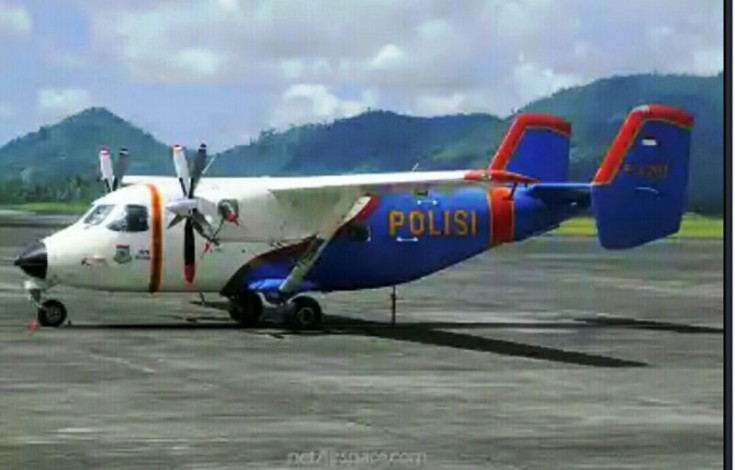 Pesawat Polri Jatuh Dikepulauan Lingga, 13 Kru dan Penumpang Hilang