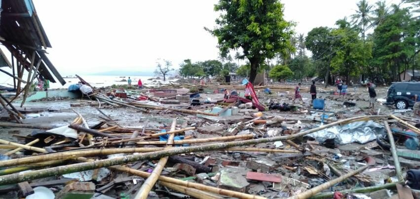Korban Tsunami Selat Sunda 222 Orang Meninggal Dunia