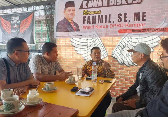 Wakil Ketua DPRD Kabupaten Kampar, Fahmil: Masukan dari Wartawan Sangat Berharga