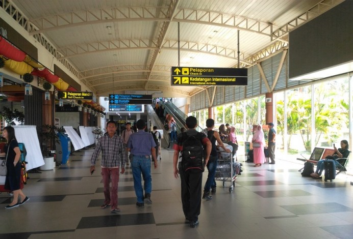Virus Corona Sampai Singapura, Bandara SSK II Pekanbaru Pasang Thermo Scanner