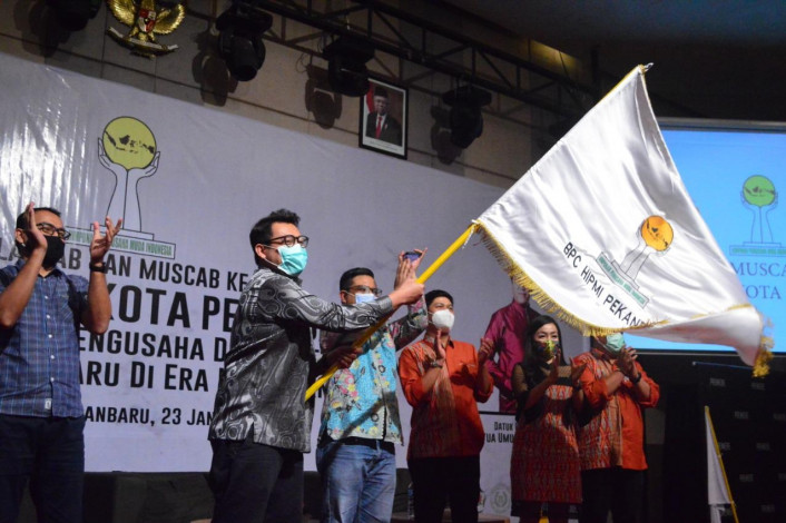 Nahkodai BPC HIPMI Pekanbaru, Rizky Bagus Oka Siap Bersinergi Bangun Ekonomi Daerah