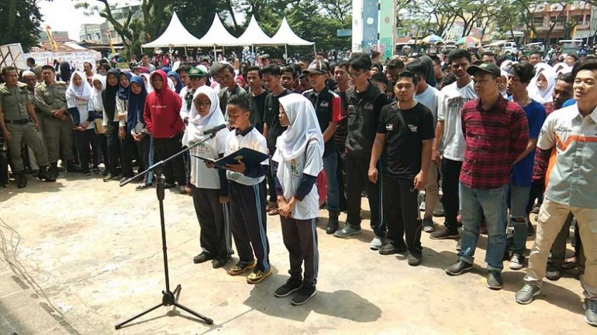 Ribuan Kawula Muda Padati Acara MRSF di Inhu