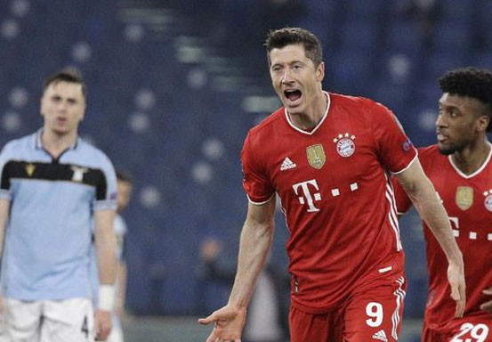 Hasil Liga Champions: Bayern Munchen Hajar Lazio 4-1
