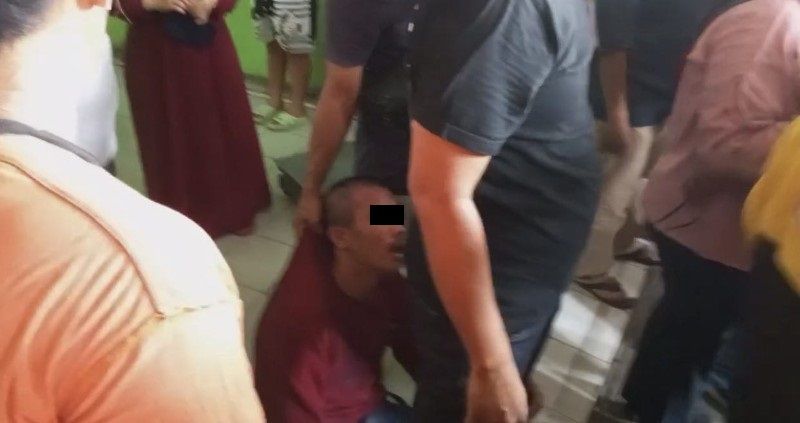 Ditangkap Warga, Jambret di Pekanbaru Bonyok Dimassa