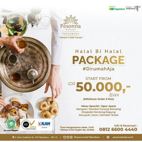 Pesonna Hotel Pekanbaru Tawarkan Promo Halal Bihalal