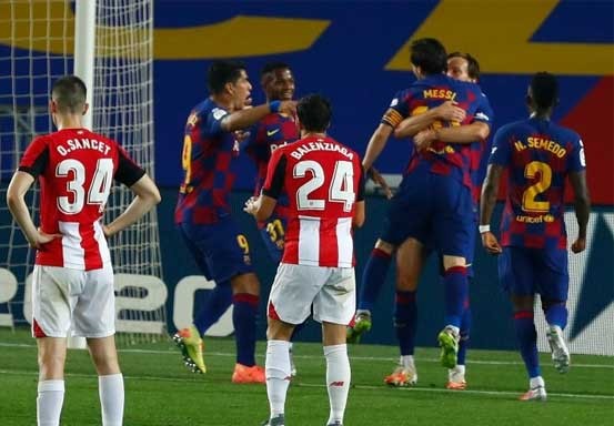 Hasil Pertandingan Barcelona vs Athletic Bilbao: Skor 1-0