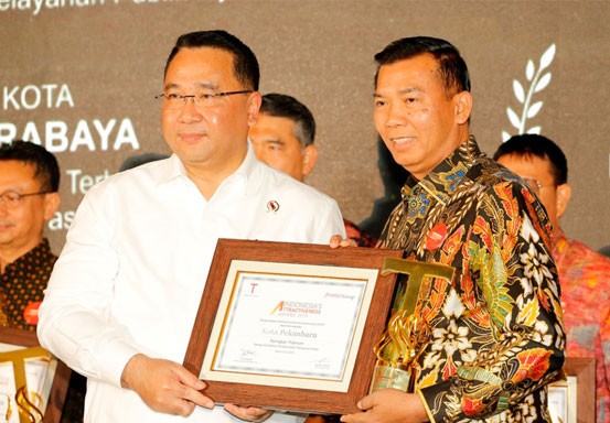 Pekanbaru Raih Pelayanan Publik Terbaik Platinum di Indonesia