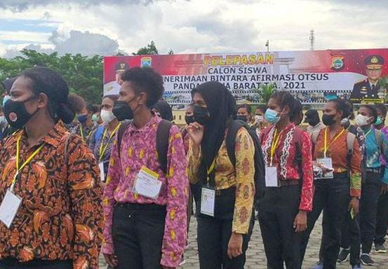 1.500 Orang Asli Papua Masuk Sekolah Polisi via Jalur Otsus