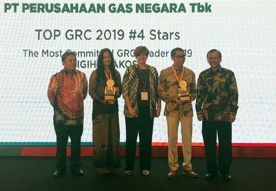 Berkat Tata Kelola yang Baik, PGN Raih 2 Penghargaan pada TOP GRC 2019