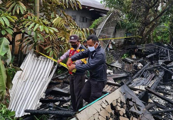 Satu Keluarga Tewas Terjebak Api Kebakaran Rumah di Inhil