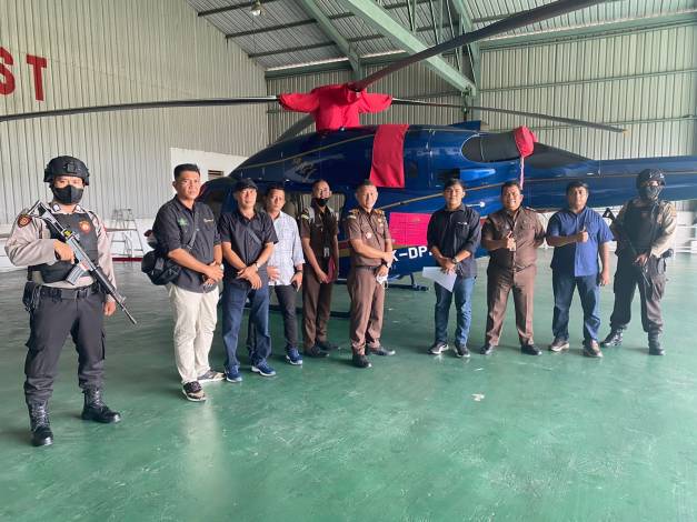 Kejagung Sita Helikopter Milik Bos PT Duta Palma Group Surya Darmadi