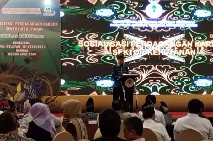 Perdagangan Karbon Launching September, Riau Daerah Berkepentingan