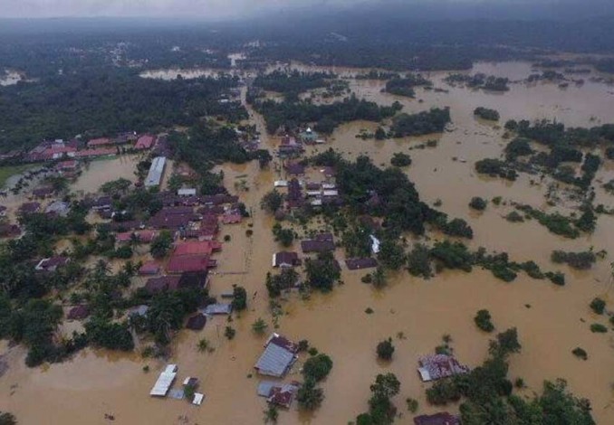 Hadapi Musim Penghujan, Stok Logistik untuk Daerah Banjir di Riau Aman