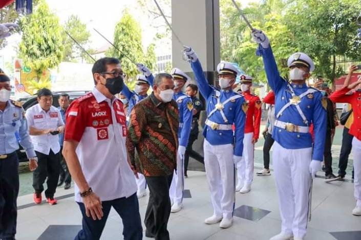 Kunker ke Riau, Menteri Yasonna Laoly Minta Maksimalkan Pelayanan Hukum dan HAM